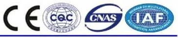 Сертификаты: CE, CQC, CNAS, IAF